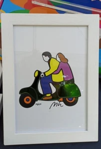 MARCO LODOLA 29,5×21 serigrafia su cartoncino certificato a norma di legge" - Foto 1 di 7