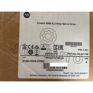 2198-H008-ERS2 AB Kinetix 5500 6,3 amp servoazionamento nuovo di zecca in scatola! Merci spot Zy - Foto 1 di 5