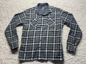KUHL Dillingr Flanellhemd mit Knopfleiste Herren XL grau kariert Outdoor gebraucht, in einwandfreiem Zustand - Bild 1 von 11