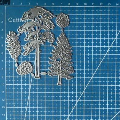 Cutting dies tree metal cutting dies scrapbooking cutting dies stencil card - Image 1 of 4