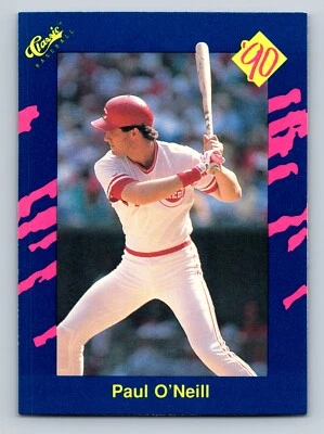 Paul O'Neill 1990 Classic Blue #117 Cincinnati Reds - Image 1 of 2