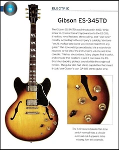 1959 Gibson ES-345TD + 1966 Gibson EB-2 Basso chitarra pin-up storia articolo - Foto 1 di 4