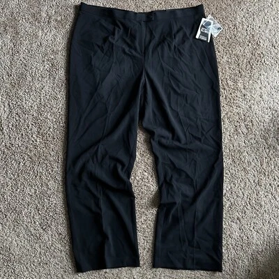 Pantalones EAST 5TH WOMAN Secretamente Delgados Negros Talla 22W Delgados Abdomen Nuevos con Etiquetas Foto 1 de 4