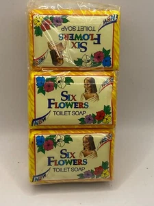 SECHS BLUMEN SEIFE 80g. 6 Stück - Bild 1 von 4