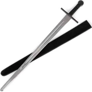 Black Knight Heavy Duty Sparring Sword Handmade for Battle with Full Tang - Picture 1 of 6