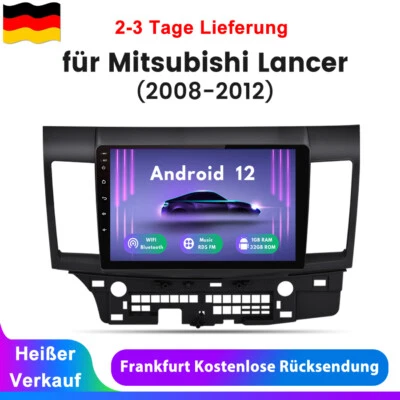 10" Android Autoradio GPS Navi WIFI BT DAB+ SWC Für Mitsubishi Lancer 2008-2012 - Bild 1 von 4