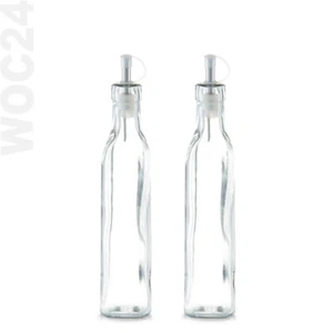 2er SET Essig Öl - 270 ml - Glas Spender Flasche Essigflasche Ölflasche Menage - Bild 1 von 1