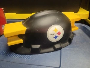 3pc lot Pittsburgh Steelers foam hardhat, SB XLIII pennant,diecast motorcycle - Picture 1 of 5