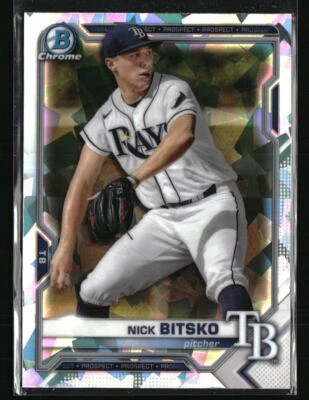 Nick Bitsko 2021 Bowman Sapphire Edition #BCP-143  Baseball Card - Image 1 of 2