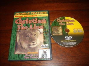 DBL-FTR DVD:CHRISTIAN THE LION('71,COLOR,88mins)+GREAT DAN PATCH('49,B/W,95mins) - Picture 1 of 2
