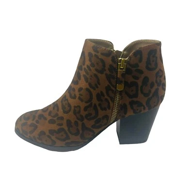 Nuevo Style & Co Mujer Masrinna Botines Talla 6M Estampado Animal Vegano Nuevo en Caja Foto 1 de 4