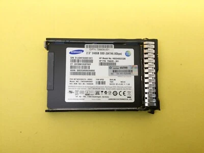 756636-B21 HP 240GB 6G SATA VE SFF 2.5-IN SC ENT SSD 757366-001 - Image 1 of 3