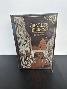 Charles Dickens: Five Novels 2010 Leather Bound Classics Sealed - Picture 1 of 9