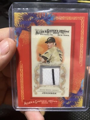 2010 ALLEN & GINTER #AGR-JJ JOSH JOHNSON MINI JERSEY  - FLORIDA MARLINS - Image 1 of 2