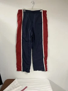 Reebok Nylon Warm Up Pants Men’s Medium 29” Inseam Cotton Lined Track Pants - Picture 1 of 12
