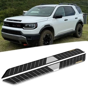 Black Fixed Running Boards fits for Honda Passport 2025 2026 Side Steps Nerf Bar - Picture 1 of 9