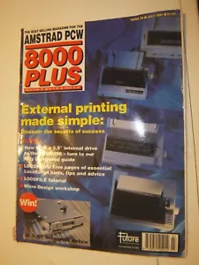 Amstrad PCW 8000 Plus Issue - July 1991 - retro computing - Picture 1 of 5