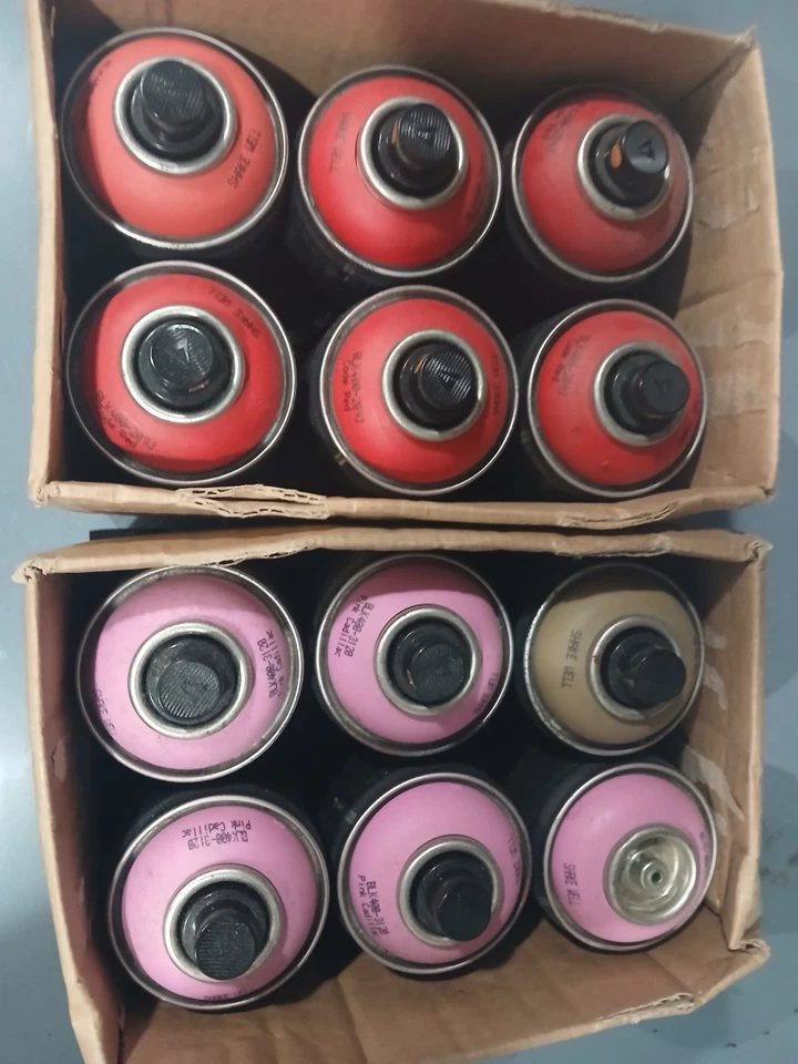 12 Pack - Montana Black, 400ml spray cans, Assorted colors... - Image 1 of 1