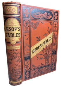 Antik Three Hundred Aesop’s Æsop’s Fables viktorianisch verziertes Buch Routledge 1880 - Bild 1 von 24