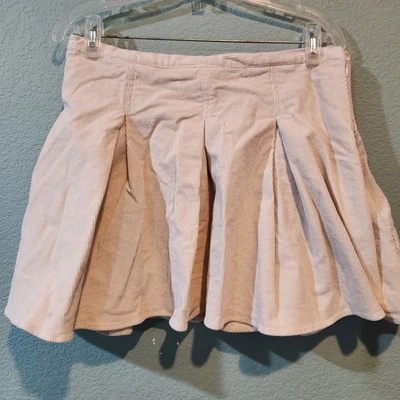 Minifalda de pana Y2K 11 bronceada plisada cuerda de tenis vintage plisada preppy academia Foto 1 de 4