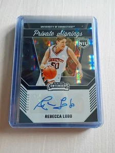 2024-25 Panini Prizm Contenders UCONN Rebecca Lobo Autograph Card #'d /199 - Picture 1 of 3