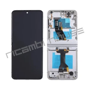 DISPLAY SAMSUNG ORIGINALE F731 CREAM Z FLIP 5 INNER 5G 2023 TOUCH LCD SCHERMO - Picture 1 of 1