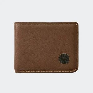 Rip Curl Wetsuit Logo RFID All Day Wallet Brown - Picture 1 of 2