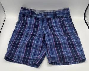 Pantaloncini a quadri Cherokee blu giovanile. Cotone taglia M 7-8 - Foto 1 di 15