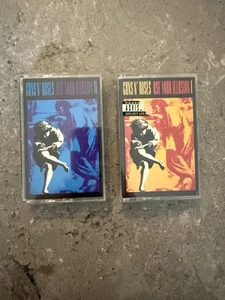 Guns N Roses Use Your Illusion I & II (1 &2) Cassette Tape 1991 - Picture 1 of 4
