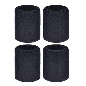 2 Pair Wrist Sweatbands Sports Wristbands for Men & Women, Stretchy & Sweat A... - Picture 1 of 8