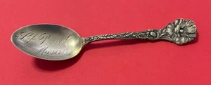 Beautiful Floral St. Paul MN Sterling Silver 20.1g 5” Souvenir Spoon - Picture 1 of 10