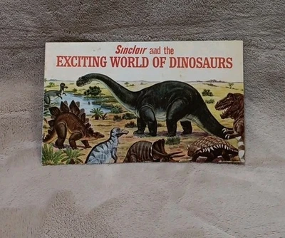 Vintage Sinclair Exciting World of Dinosaurs 1966 Advertising Booklet Oil Gas - Image 1 of 4