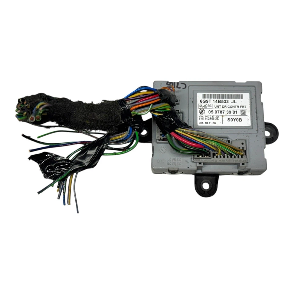 2007-2009 VOLVO 80 SERIES S80  PASSENGER DOOR CONTROL MODULE UNIT 6G9T14B533JL - Image 1 of 4