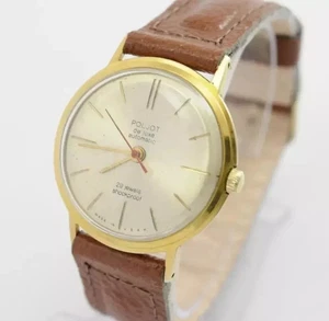 1960s POLJOT DE LUXE AUTOMATIC 29 JEWELS 1MChZ vintage UdSSR Soviet Watch - Bild 1 von 20