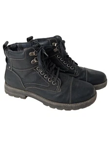 Tom Tailor Stiefelette Herren Gr. 45 Schwarz Schnürstiefel Boots - Bild 1 von 4