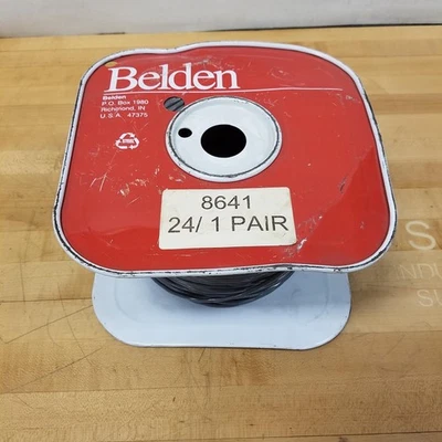 Belden #8641, 1PR24 shielded Multiconductor Cable - USED - Image 1 of 4