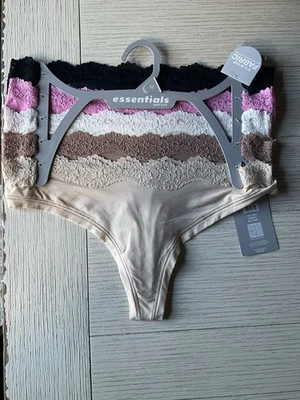 女式蕾丝丁字裤内裤,M 码,必备版型 5 色 — 第 1/4 张图片