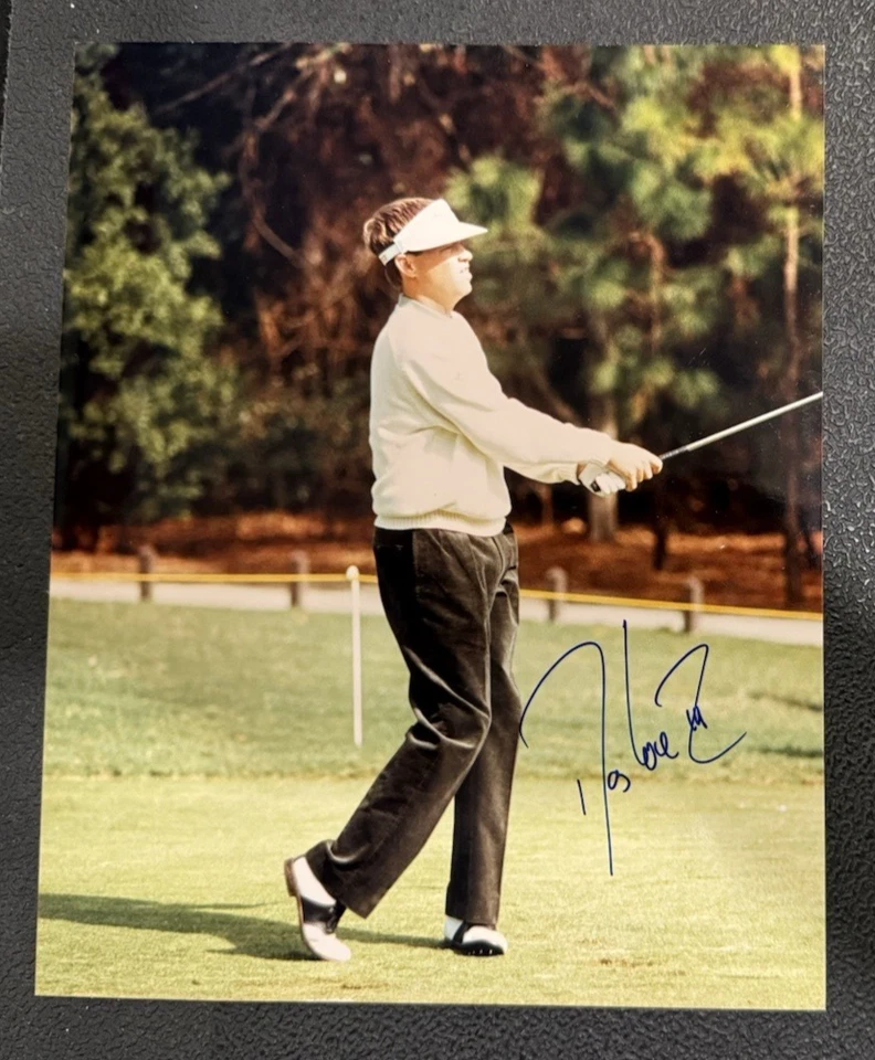 FOTO DE GOLF DAVIS LOVE III AUTOGRAFIADA FIRMADA 8x10 PGA US OPEN MASTERS Foto 1 de 1