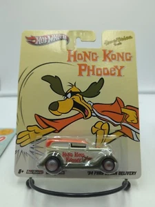 Hot Wheels Hong Kong Phooey - '34 Ford Sedan Delivery (2011, Real Riders) W5149 - Imagen 1 de 2
