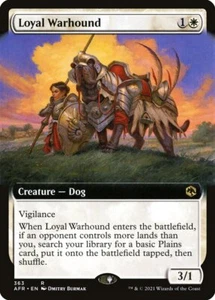 Loyal Warhound (Extended Art) MTG Forgotten Realms Rare NM x1 - Magic Karte - Bild 1 von 1
