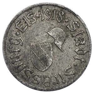France - nécessité 5 pfennig 1918 Strassburg im Elsass Strasbourg El.10.1 - fer - Imagen 1 de 2