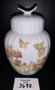 Tarro de jengibre con tapa mariposas y flores JAPÓN de colección - Imagen 1 de 6