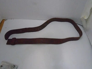 Justin Top Grain Leather Belt Size 42 Made In USA Western - Picture 1 of 6