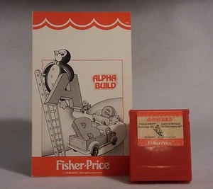 Alpha Build by Fisher-Price for Commodore 64 1984 Learning Software Cartridge DB - Picture 1 of 7