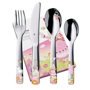 WMF Kinderbesteck Prinzessin Anneli aus Edelstahl mit Gravur personalisiert 4tlg - Bild 1 von 13