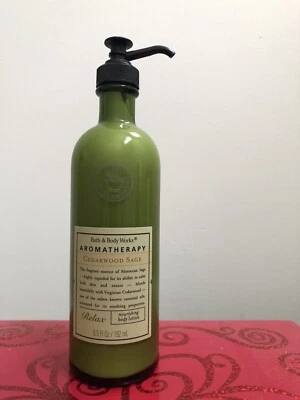 Bath & Body Works Aromatherapy  CEDARWOOD SAGE Body Lotion 6.5 oz VERY RARE - Image 1 of 2