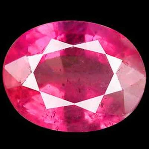 1.55ct Natural Oval-cut Pink-Red Transparent VVS Ruby (Madagascar) - Picture 1 of 9