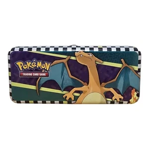 Charizard Pokemon Pencil Tin Case Koraidon & Miraidon  - Picture 1 of 11