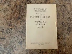 Folleto 1934 Imagen Historia de la vida sexual de una mujer Folleto - Imagen 1 de 8