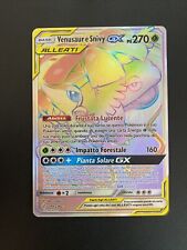 Pokemon Card Venusaur And Snivy near Mint + Full Art Ita Ally Rainbow